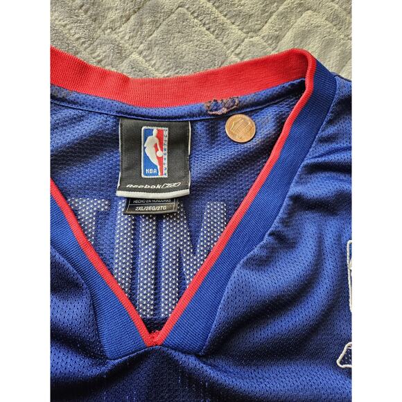 Detroit Pistons Jersey Men 2XL Y2K Richard Hamilton Reebok Stitch Classic NBA - Picture 6 of 7